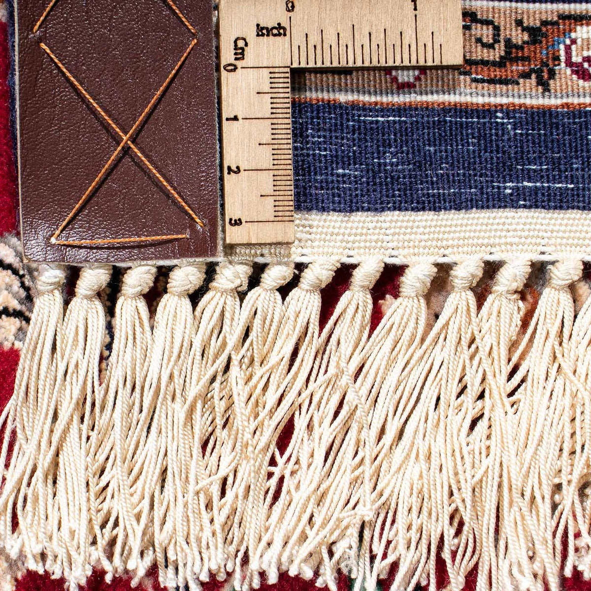 Silketæppe - Ghom Silk - Premium - 200 x 130 cm - rød