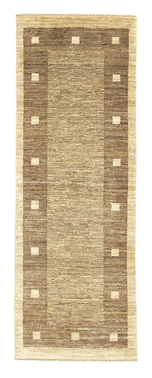 Løber Gabbeh-tæppe - Indus - 211 x 75 cm - beige