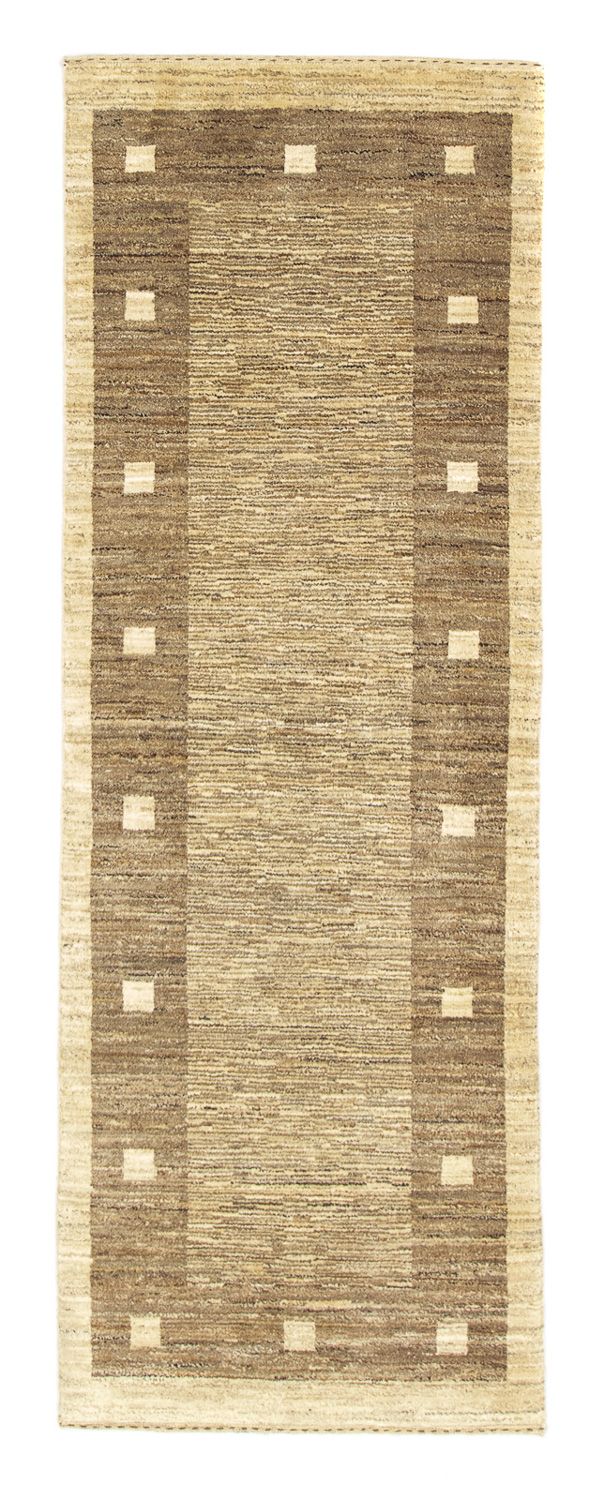 Løber Gabbeh-tæppe - Indus - 211 x 75 cm - beige