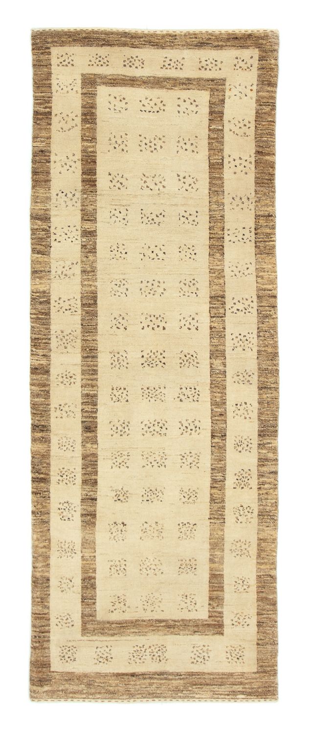 Løber Gabbeh-tæppe - Indus - 212 x 78 cm - beige