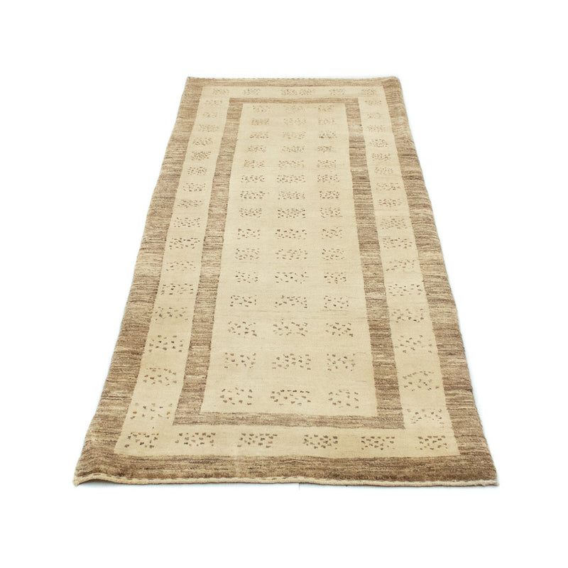 Løber Gabbeh-tæppe - Indus - 212 x 78 cm - beige