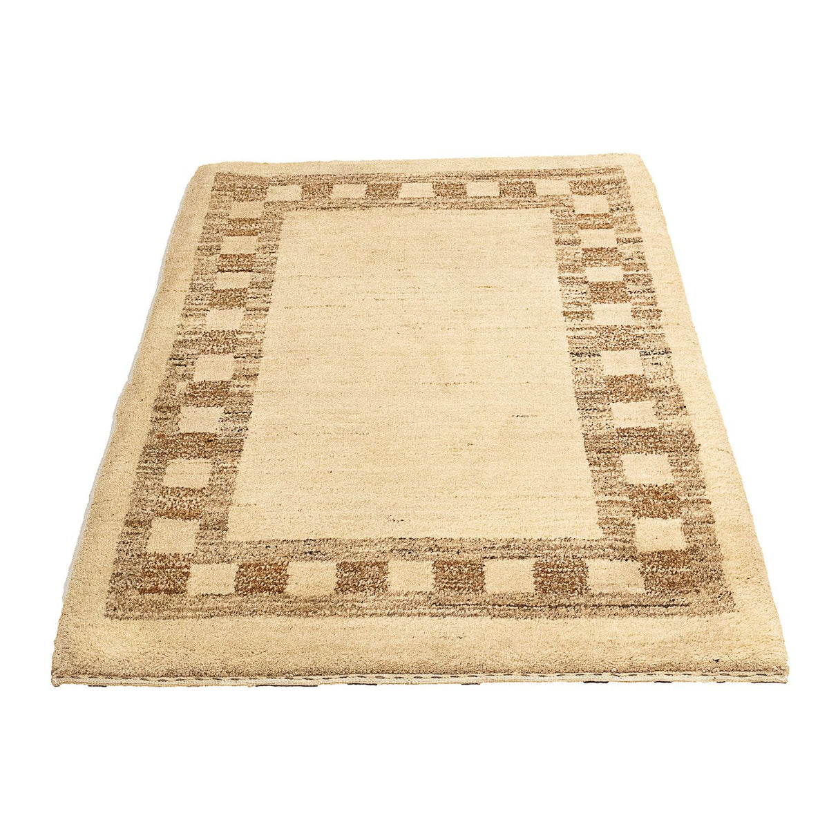 Gabbeh-tæppe - Indus - 122 x 80 cm - beige