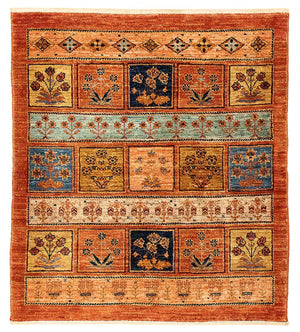 Pakistan Tæppe - 93 x 85 cm - rust
