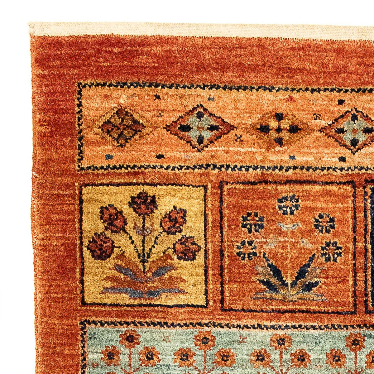 Pakistan Tæppe - 93 x 85 cm - rust