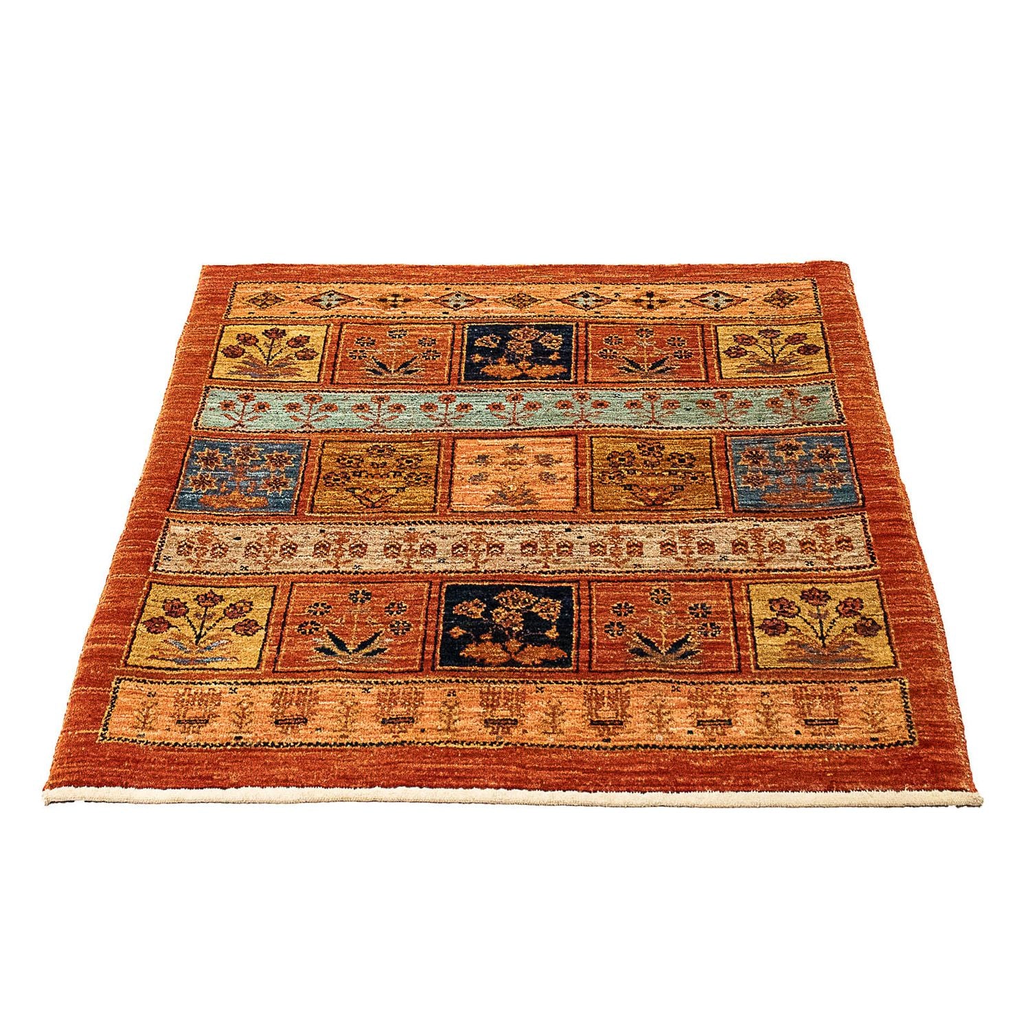 Pakistan Tæppe - 93 x 85 cm - rust