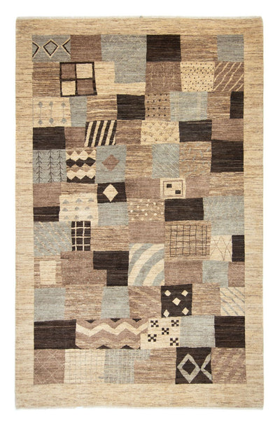 Indo Gabbeh Tæppe 197x303cm - Uldtæppe