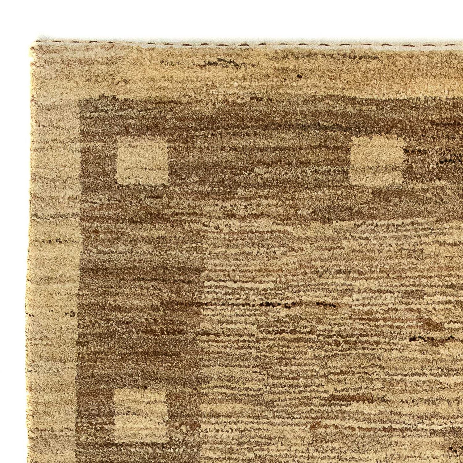 Gabbeh-tæppe - Indus - 126 x 77 cm - lys brun