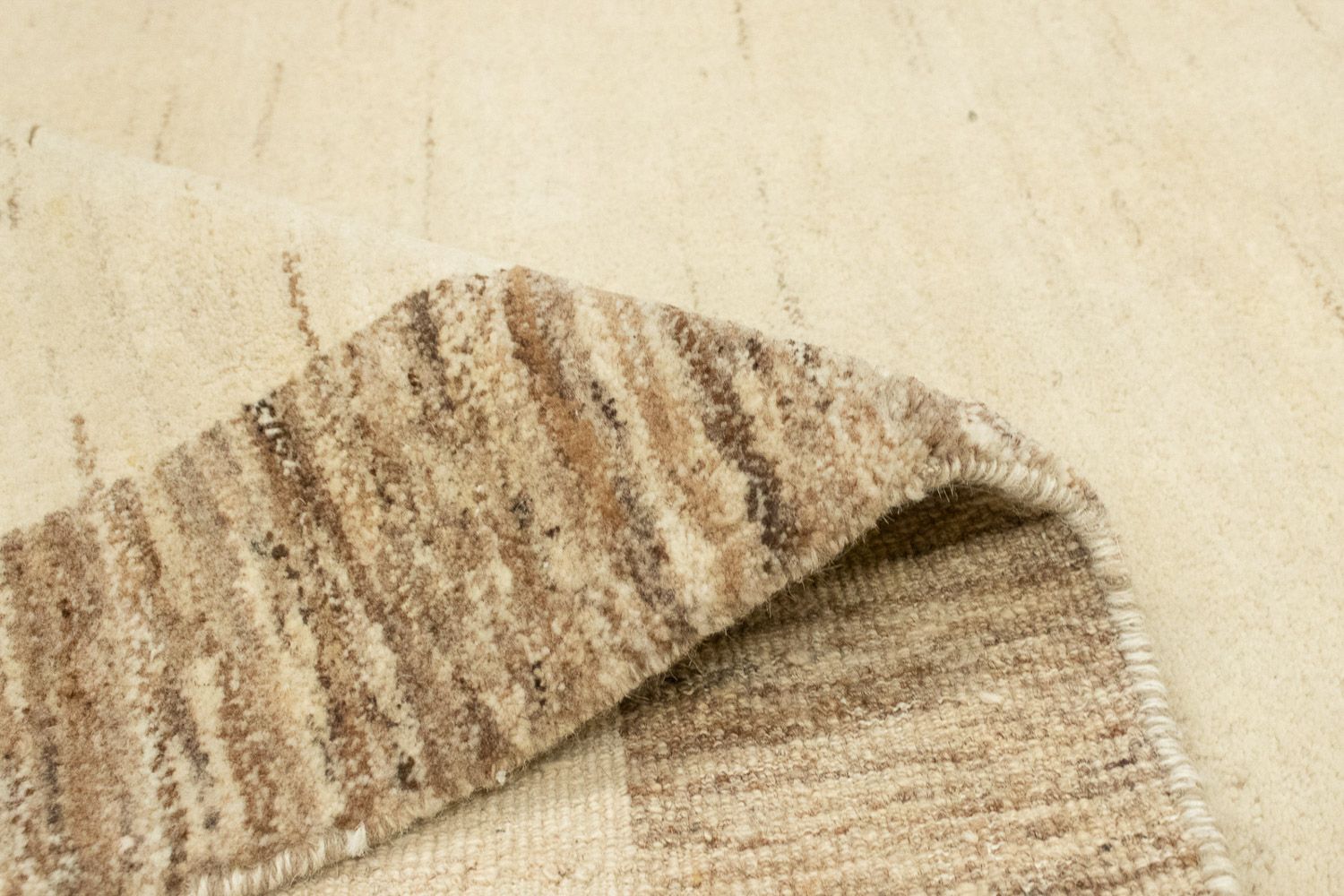Gabbeh-tæppe - Indus - 186 x 121 cm - beige