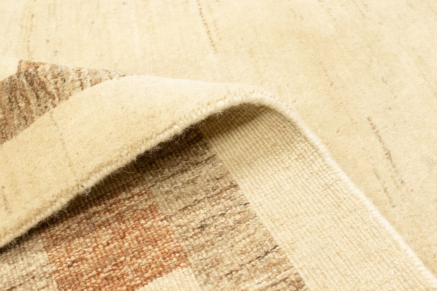 Gabbeh-tæppe - Indus - 258 x 168 cm - beige