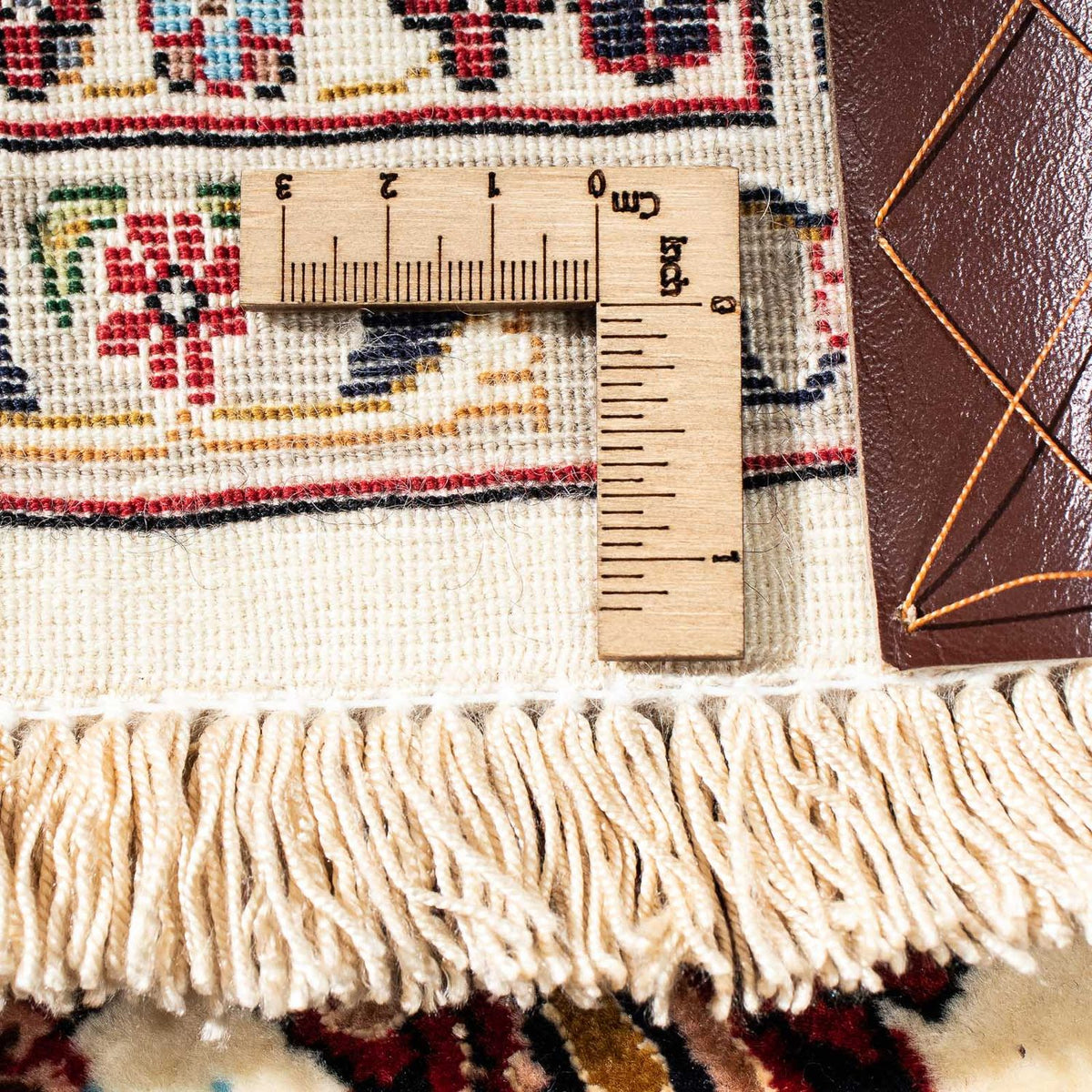 Persisk tæppe - Ghom - 210 x 139 cm - beige