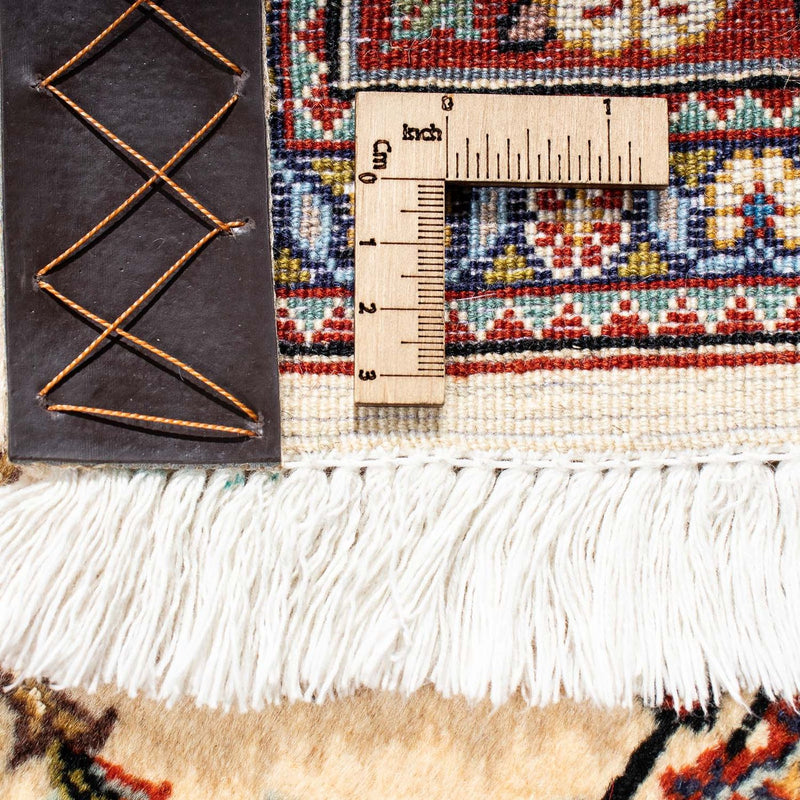 Persisk tæppe - Ghom - 210 x 135 cm - beige