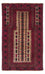 Baluch-tæppe - 130 x 82 cm - mørkerød