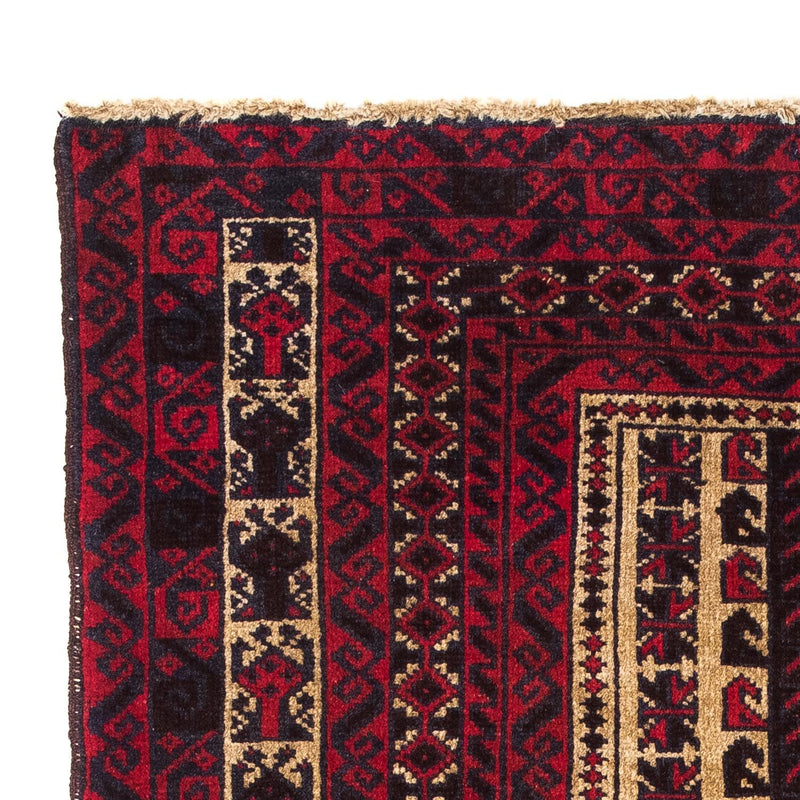 Baluch-tæppe - 130 x 82 cm - mørkerød