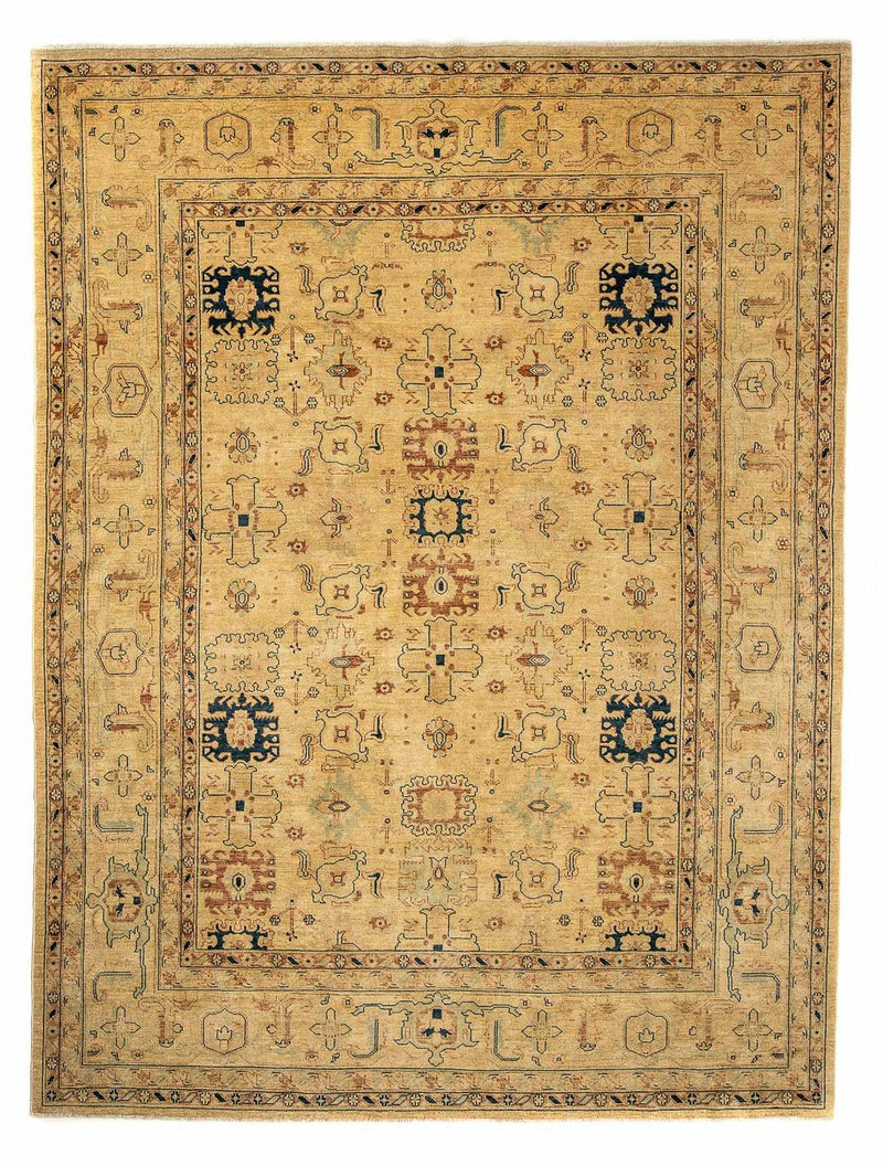 Persisk tæppe - Nomadisk - 321 x 248 cm - lys brun
