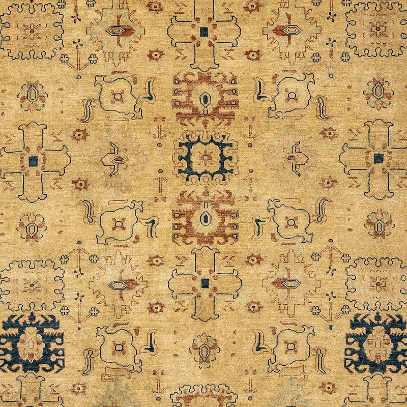 Persisk tæppe - Nomadisk - 321 x 248 cm - lys brun