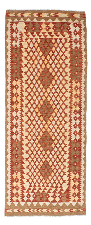Løber Kelim-tæppe - orientalsk - 197 x 79 cm - beige