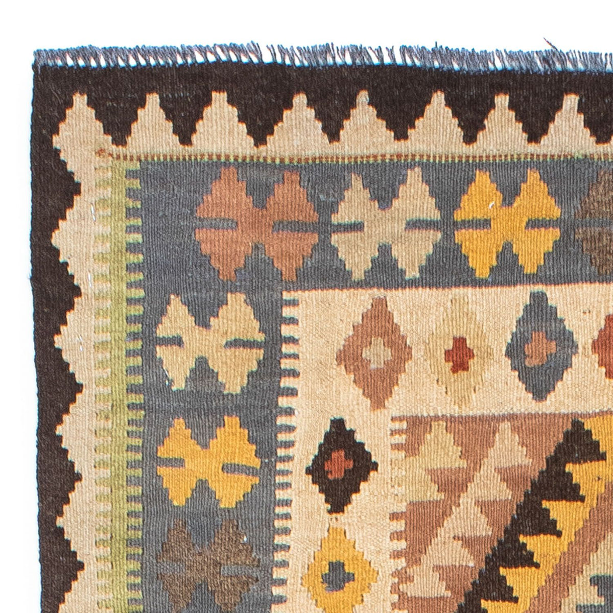 Løber Kelim-tæppe - orientalsk - 208 x 82 cm - beige