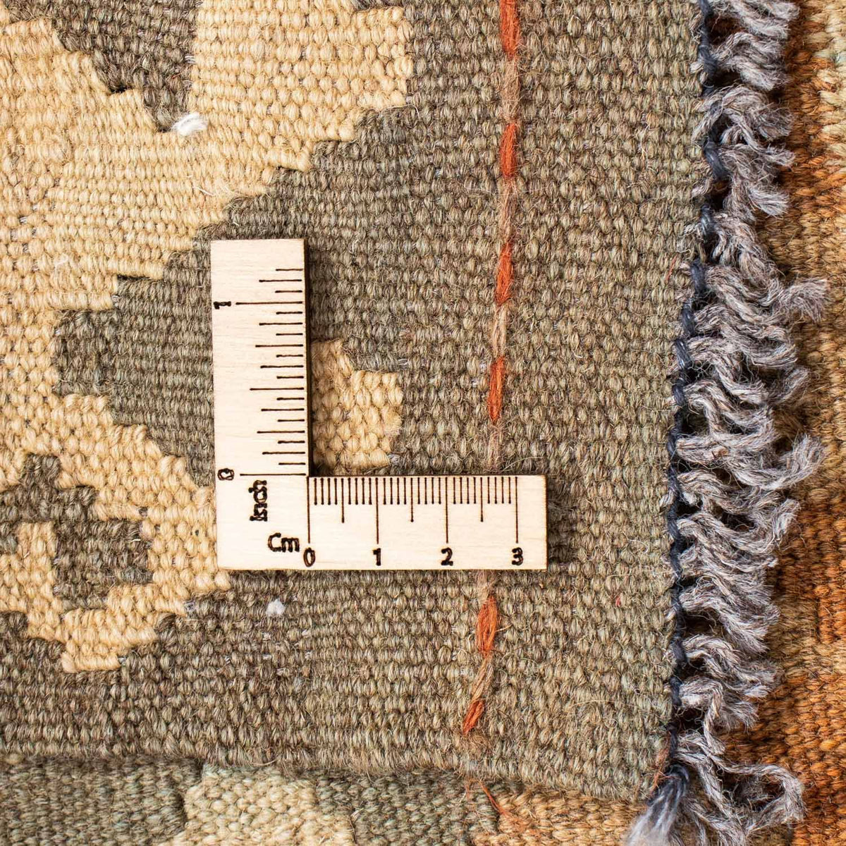 Løber Kelim-tæppe - orientalsk - 200 x 78 cm - beige