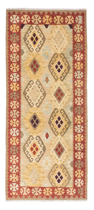 Løber Kelim-tæppe - orientalsk - 199 x 79 cm - beige