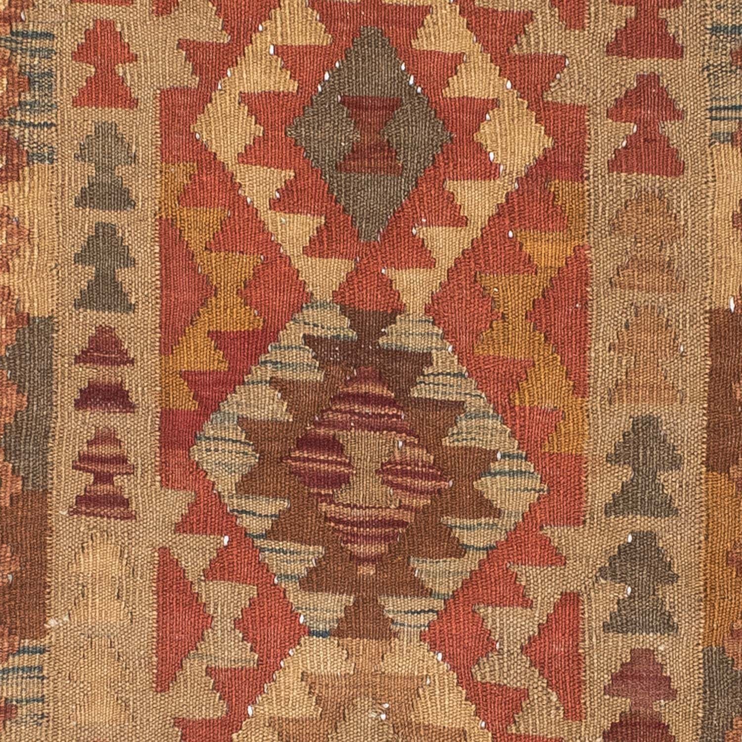 Løber Kelim-tæppe - orientalsk - 192 x 78 cm - lys brun