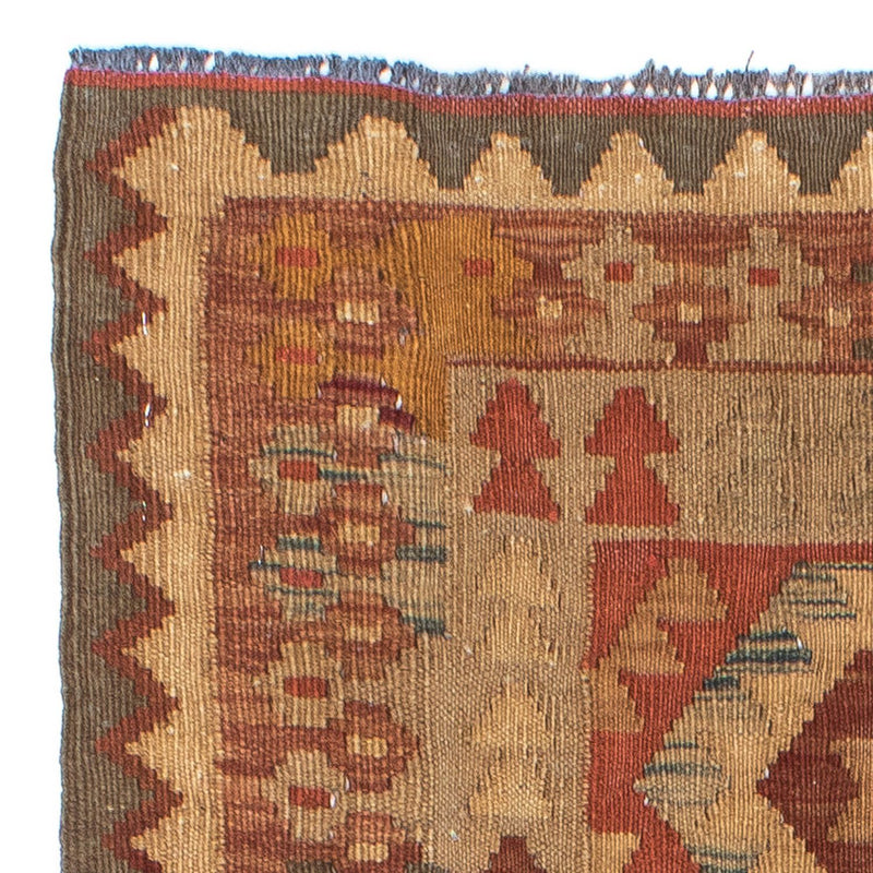 Løber Kelim-tæppe - orientalsk - 192 x 78 cm - lys brun