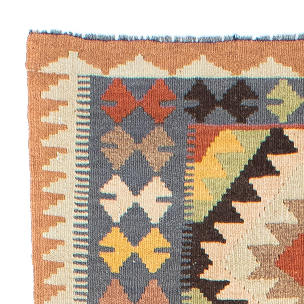 Løber Kelim-tæppe - orientalsk - 230 x 69 cm - beige