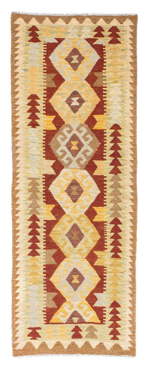 Løber Kelim-tæppe - orientalsk - 192 x 72 cm - lys brun