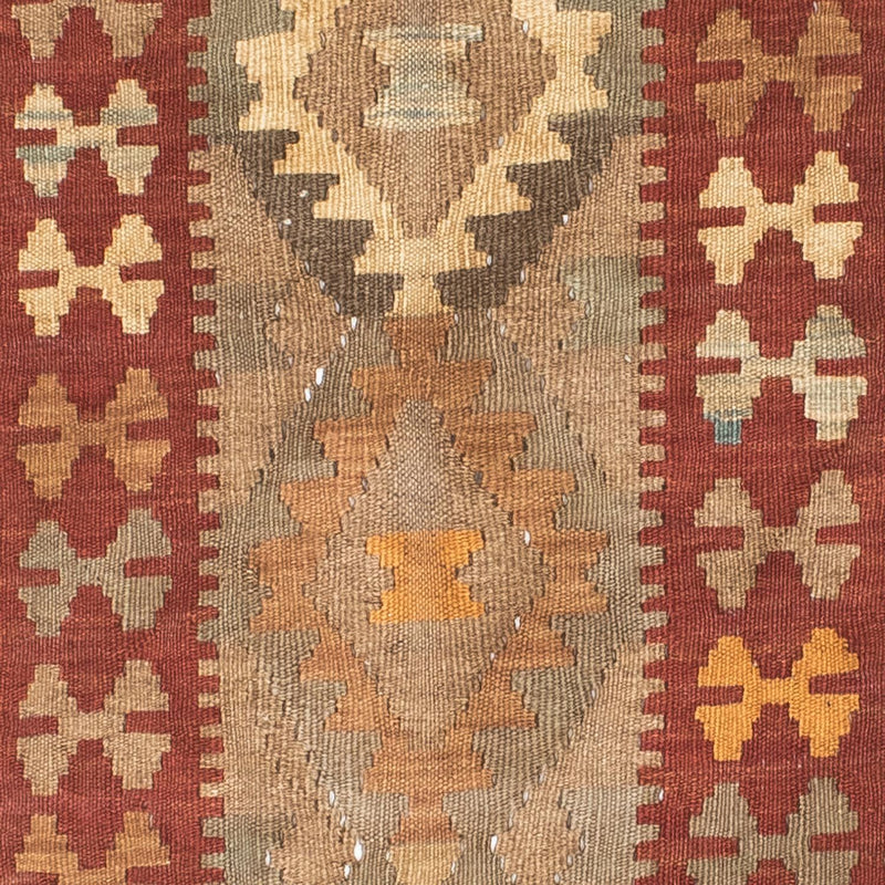 Løber Kelim-tæppe - orientalsk - 198 x 81 cm - lys brun