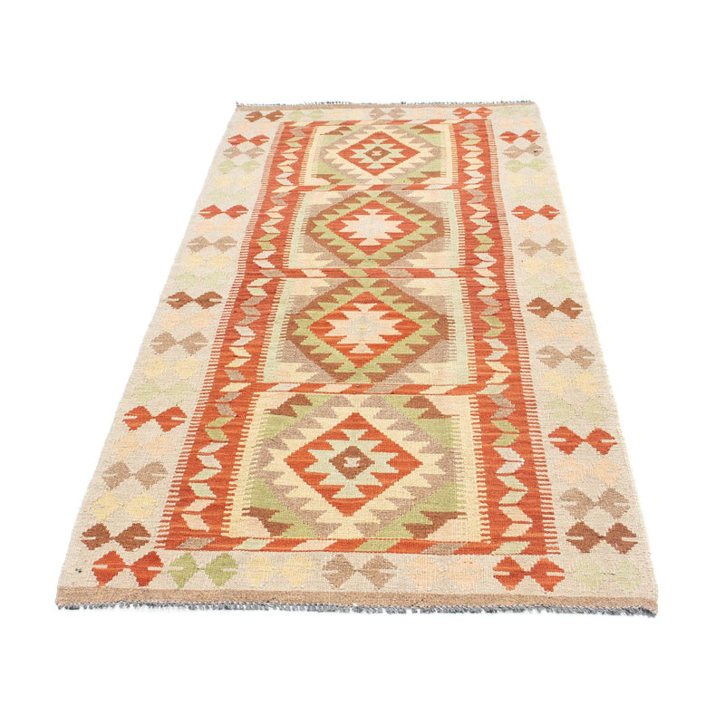 Løber Kelim-tæppe - orientalsk - 196 x 86 cm - beige