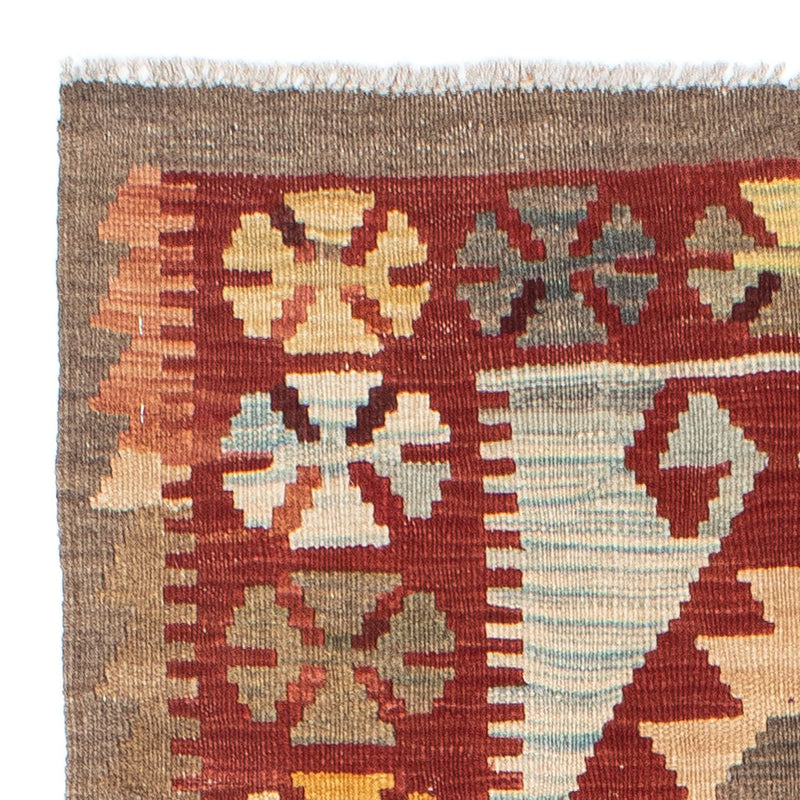Løber Kelim-tæppe - orientalsk - 206 x 77 cm - beige