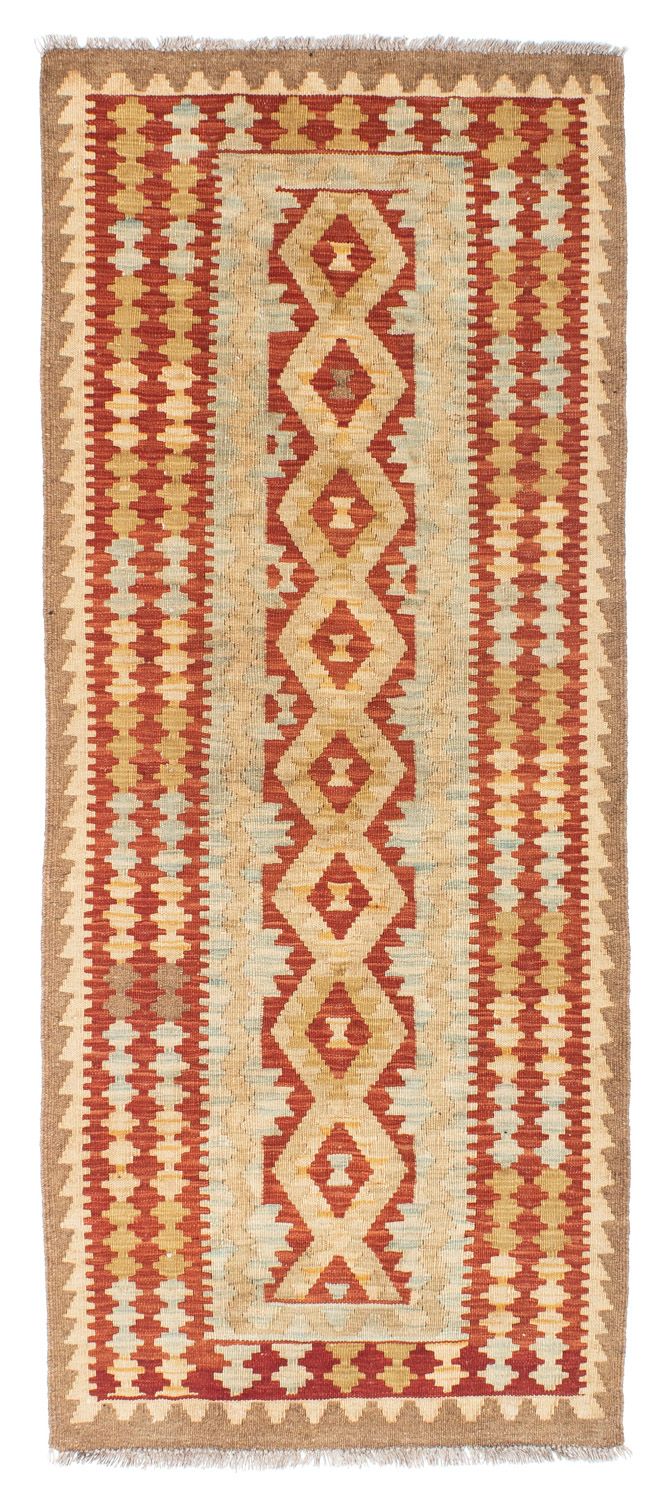 Løber Kelim-tæppe - orientalsk - 200 x 85 cm - beige