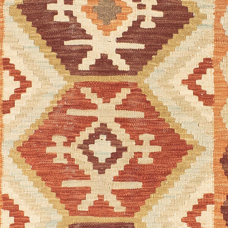 Løber Kelim-tæppe - orientalsk - 203 x 73 cm - beige
