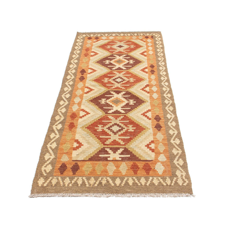Løber Kelim-tæppe - orientalsk - 203 x 73 cm - beige