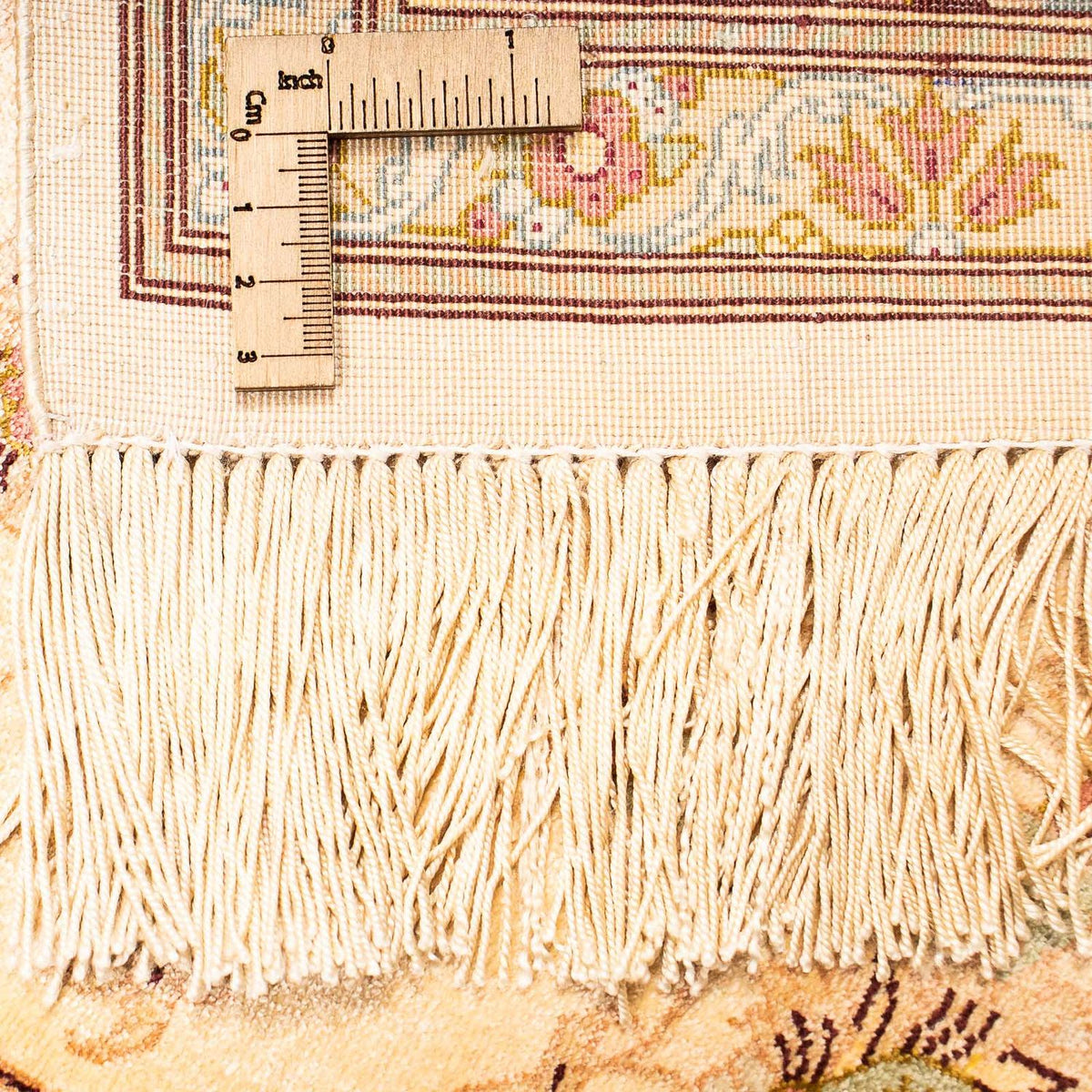 Silketæppe - Ghom Silk - Premium - 197 x 131 cm - beige