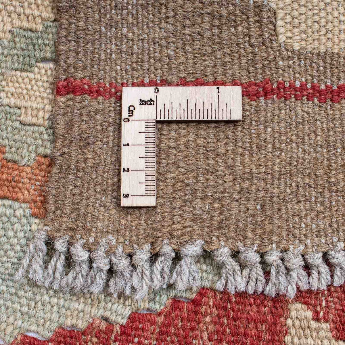 Kelim-tæppe - orientalsk - 203 x 145 cm - flerfarvet