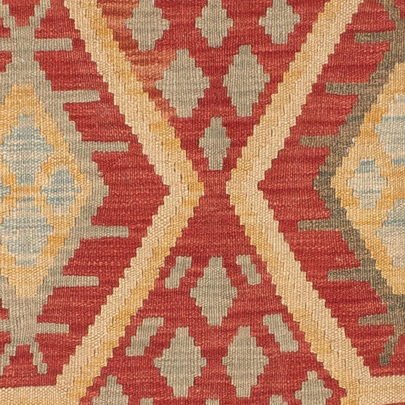Kelim-tæppe - orientalsk - 199 x 149 cm - flerfarvet