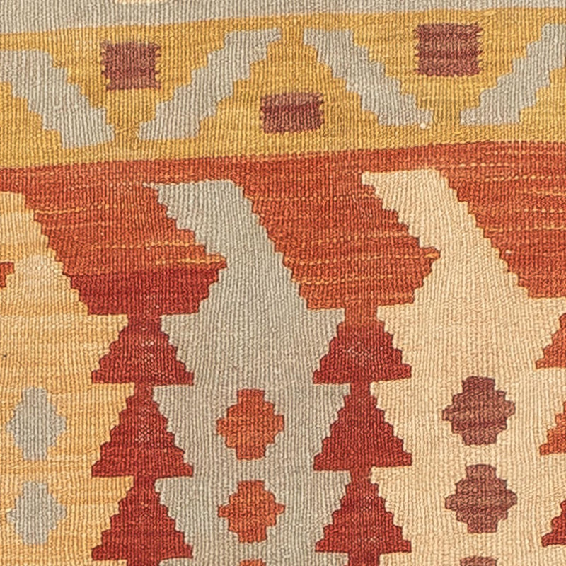 Kelim-tæppe - orientalsk - 193 x 142 cm - flerfarvet