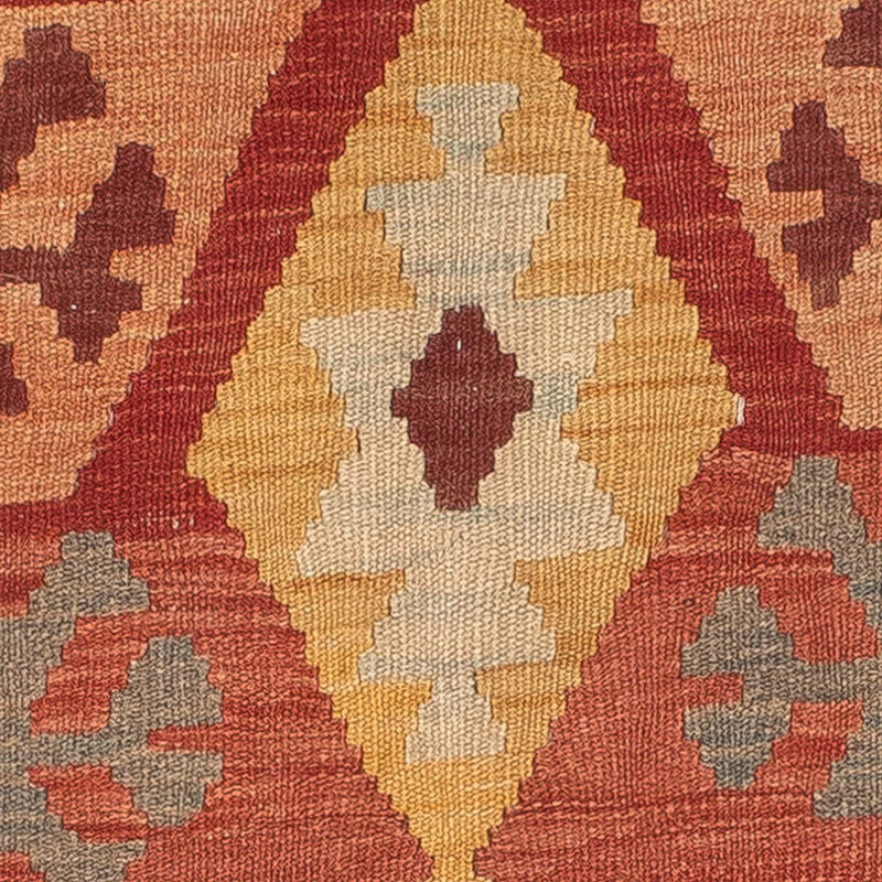 Kelim-tæppe - orientalsk - 200 x 145 cm - rust