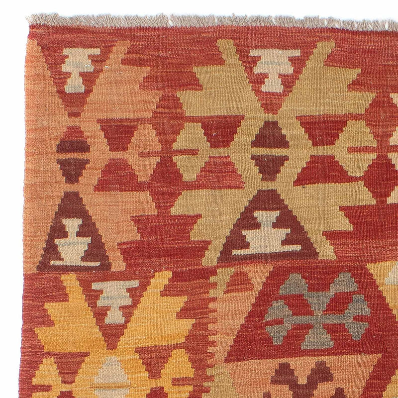 Kelim-tæppe - orientalsk - 200 x 145 cm - rust