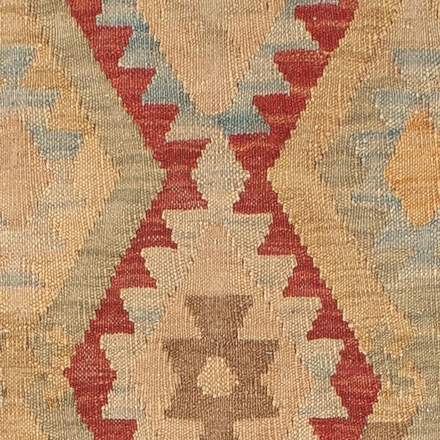 Kelim-tæppe - orientalsk - 188 x 148 cm - flerfarvet