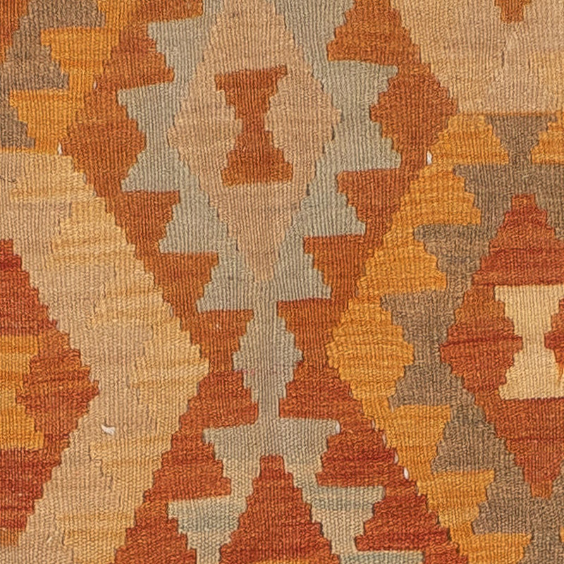 Kelim-tæppe - orientalsk - 206 x 141 cm - flerfarvet