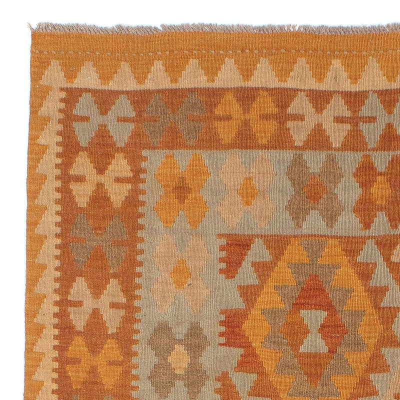 Kelim-tæppe - orientalsk - 206 x 141 cm - flerfarvet