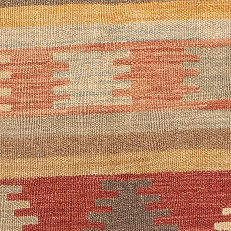 Kelim-tæppe - orientalsk - 202 x 142 cm - flerfarvet