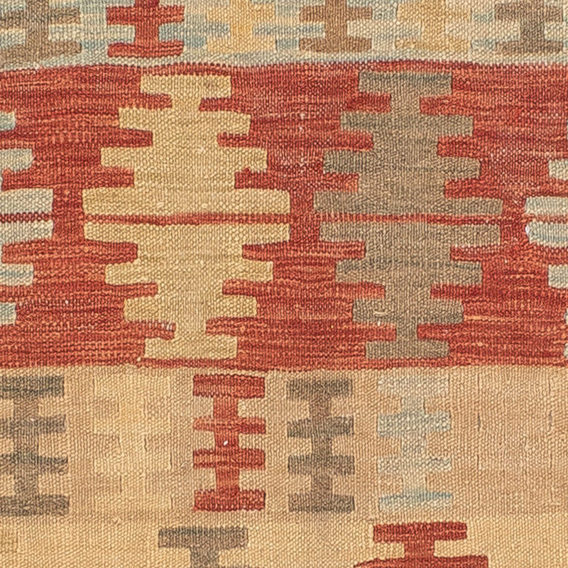 Kelim-tæppe - orientalsk - 196 x 152 cm - flerfarvet