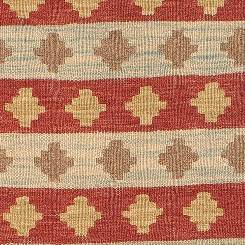 Kelim-tæppe - orientalsk - 201 x 142 cm - flerfarvet
