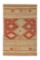 Kelim Carpet - Splash - 192 x 126 cm - flerfarvet