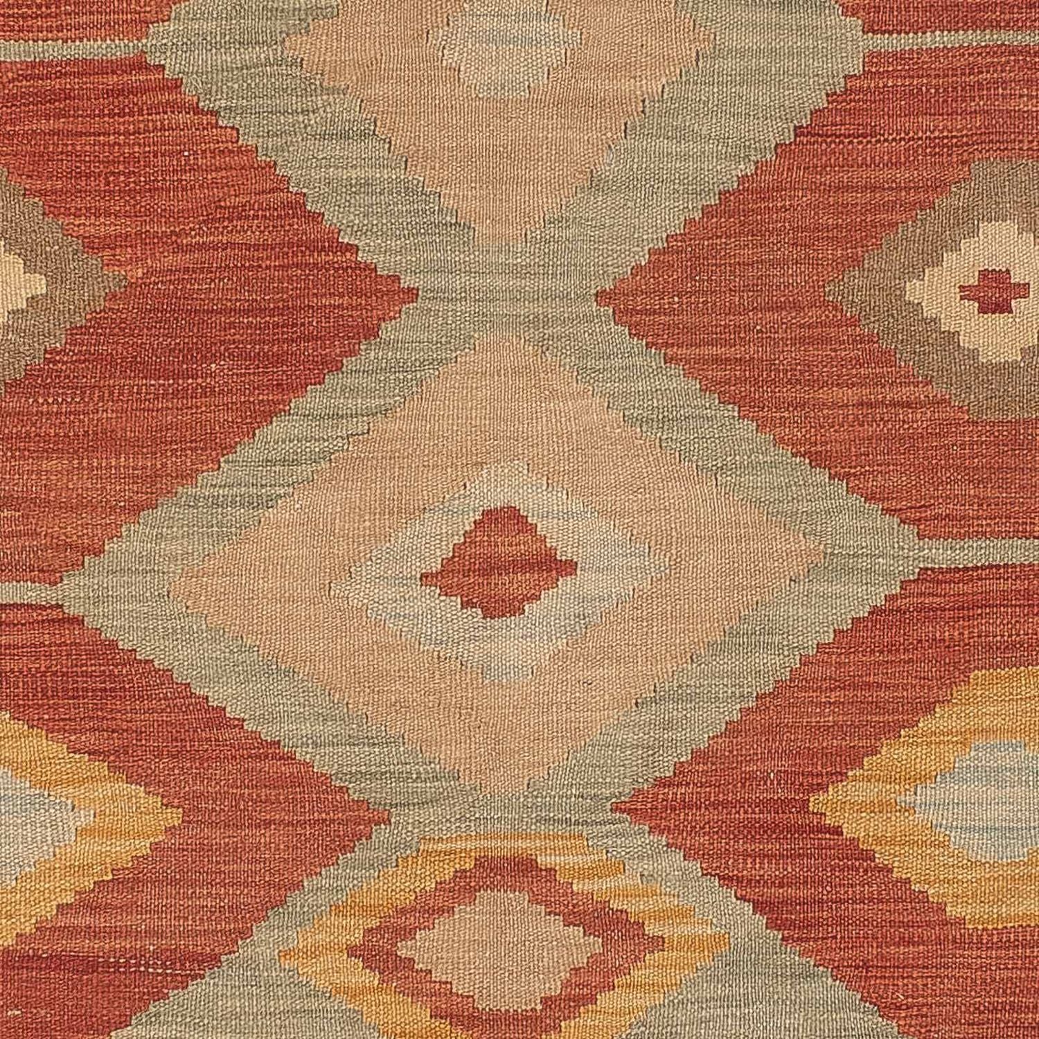Kelim Carpet - Splash - 192 x 126 cm - flerfarvet