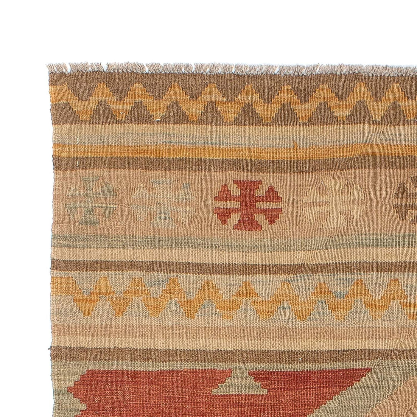 Kilim Maimana Tæppe 192x126cm - Uldtæppe