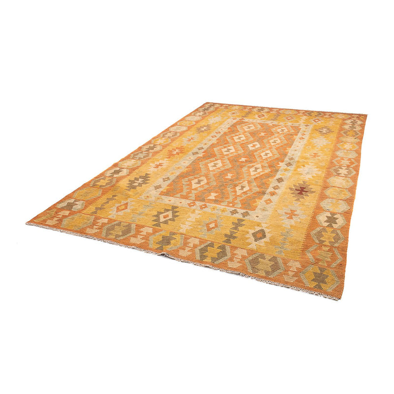 Kelim Carpet - Splash - 294 x 200 cm - flerfarvet