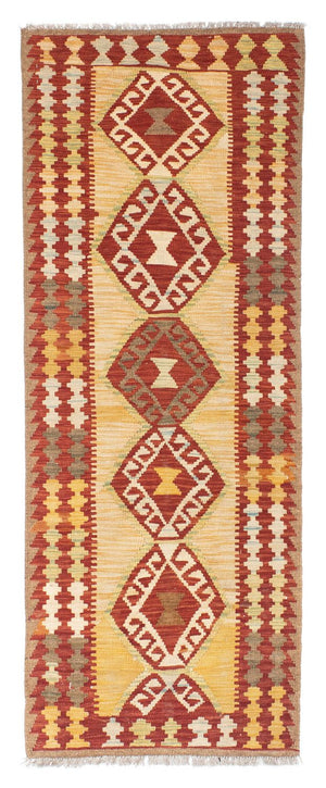 Løber Kelim-tæppe - orientalsk - 196 x 78 cm - beige